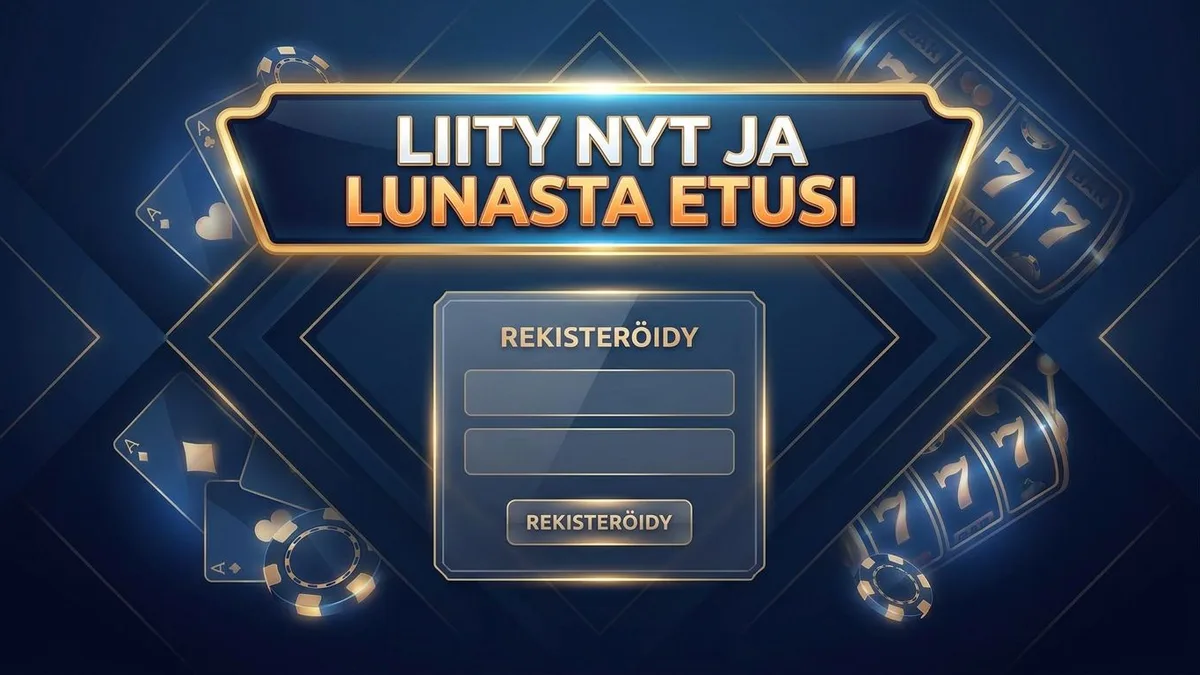 Rekisteröidy bonuksella